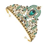 BATHVEVE Tocado Barroco Vintage con Piedras de Imitación para Mujer para Ceremonias de Boda y Fiestas de Dama de Honor de Novia Elegante