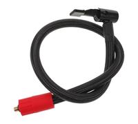 BATHVEVE Tubo Adaptador de Extensión M6 para Inflador de Neumáticos Boquilla de Rosca, Material Cobre y Plástico, Compatible Bicicletas y Sistemas de Tubería de Aire Mini para