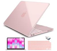 Batianda 4 en 1 Funda Transparente para Nuevo MacBook Neo de 13 Pulgadas, Modelo de Lanzamiento A3404 de 2026, Cubierta Ultradelgada de Alta Transparencia con Funda para Teclado, Protector de Pantalla
