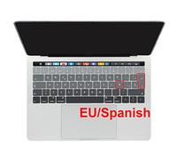 batianda español Esp Ombre color ultrafino impermeable teclado de silicona para nuevo MacBook Pro 13 15 pulgadas 2016 con Touch Bar & Touch ID modelo: A1706/a1707