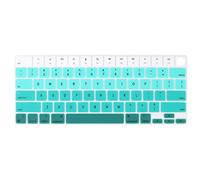 Batianda Funda de teclado de color degradado prémium para MacBook Pro de 14 pulgadas Pro de 16 pulgadas 2024 2023 M4 M3 M2 M1 Pro/Max Chip y MacBook Air 13 de 15 pulgadas, piel protectora de silicona