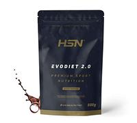 Batido de Proteínas Evodiet 2.0 de HSN | Sabor Chocolate 500 gr = 17 Tomas por Envase | Whey con Té Verde y L-Carnitina | No-GMO, Vegetariano, Sin Gluten