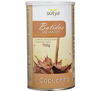 Batido en polvo, sabor a Capuchino. Rico en proteínas, excelente como sustituto alimenticio, saciante, controla el peso y ayuda a quemar grasa, con café verde sin cafeína, adelgazante