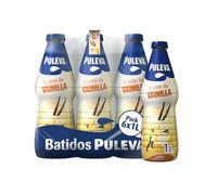 Batido Puleva de Vainilla botella 1L - Pack 6 unidades