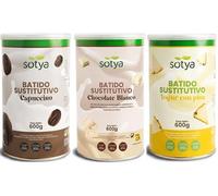 Batido Saciante Pack 3 Sabores Capuchino, Chocolate Blanco, Yogur con Piña