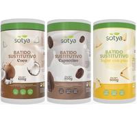 Batido Saciante Sustitutivo Comida Pack 3 Coco, Capuchino, Yogur Piña