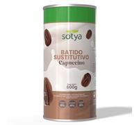 Batido Sustitutivo Capuchino (600 g) Sustitutivo de Comida en Polvo para Control de Peso, con Proteínas, Fibra, Vitaminas, Minerales y Café Instantáneo