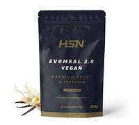 Batido Sustitutivo de Comida Vegano Evomeal 2.0 de HSN | Vegan Meal Replacement | Proteína Completa de Arroz y Guisante + Carbohidratos Complejos + Vitaminas + Minerales + CLA | Vainilla | 500 gr