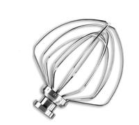 Batidor De 6 Alambres 4.5-5 QT K45WW Accesorio For Batidor De Huevos De Acero Inoxidable, Compatible Con Kitchenaid, La Batidora Se Adapta Al Soporte De Cabezal Inclinable Batido Rápido Sin Rayones