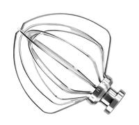 Batidor de 6 hilos acero inoxidable Compatible con mezclador Kitchenaid 4,5-5 QT K45WW compatible soporte cabezal inclinable