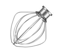 Batidor De 6 Varillas Acero Inoxidable For Huevos, Crema, Pasteles, Mayonesa, Compatible Con La Batidora KitchenAid K45WW