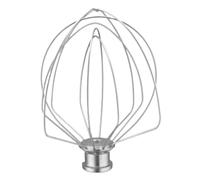 Batidor De Acero Inoxidable 304 De 6 Cables, Compatible Con Kitchenaid, Accesorio De Licuadora De Repuesto KN256WW For Batidora Con Base De 5 Y 6 Cuartos