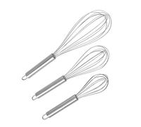 Batidor de acero inoxidable, batidor para huevos - Batidor fácil para batir huevos, batidor para huevos con empuje manual de acero inoxidable batidora manual para utensilios de cocina domésticos Sbat
