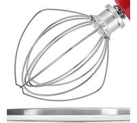 Batidor de alambre compatible con KitchenAid KSM150 Artisan Series, batidor de acero inoxidable para batidora de pie de cabezal inclinable Kitchen Aid KSM150.