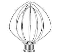 Batidor de alambre de acero inoxidable para batidora de 4.5 cuartos de galón K45WW con 6 cables, batidor de globos para huevos