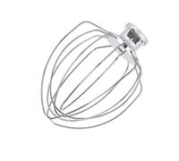 Batidor de alambre de acero K45WW, compatible con batidoras de cabezal inclinable KitchenAid Artisan Series de 4.5 cuartos y batidor de 6 cuartos.
