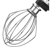 Batidor de alambre K45WW for batidora de pedestal con cabezal inclinable, compatible con KitchenAid, batidor de crema de huevo de acero inoxidable, batidor de globo for harina y repostería.