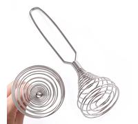 Batidor de bobina de resorte, batidor de mano manual, batidor de mano pequeño, batidor de huevos de alambre de resorte | Batidor manual de mano | batidor de huevo de crema de alambre | Batidor de