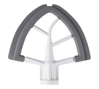 Batidor De Borde Flexible De 4,5-5 Cuartos, Compatible Con KitchenAid, Batidora De Pie Con Cabezal Inclinable De Paleta Plana Y Raspador De Tazón Con Bordes Flexibles De Silicona