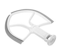 Batidor De Borde Flexible De 5 Cuartos, Compatible Con KitchenAid, Batidoras Con Base De Elevación De Tazón KA-5L, Paleta Batidora Plana De Plástico Con Bordes De Silicona