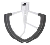 Batidor De Borde Flexible De 6 Cuartos Con Pala Elevadora, Compatible Con Licuadoras KitchenAid, Cuchillas Planas Con Bordes Flexibles De Silicona.