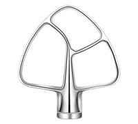 Batidor De Borde Flexible De Acero Inoxidable, Compatible Con Kitchenaid, Batidora, Se Adapta A Cuencos Con Soporte De Cabezal Inclinable 4,5-5 Cuartos-T02C
