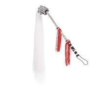 Batidor de cola de caballo, mosca Batidor de cola de caballo Batidor chino Taoísmo Wudang Batidor de cola de caballo Mango para taoísta chino Arte budista Artes marciales Escenarios