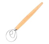 Batidor de de pan, batidor de acero para hornear, batidora de doble bucle, herramienta de mezcla de uso amplio para amasar, gruesa, de galletas, preparación de pasteles, recetas de pan