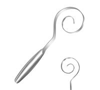 Batidor de de pan, mezclador de cocina de pan de acero inoxidable, herramienta de mezcla de huevos de para panadería casera, pizza, pastelería, masas madres, batidor ascendente, cocina