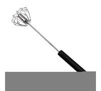 Batidor de Huevos - Batidor De Acero Inoxidable Semiautomático Ergonómico,Varillas Anticorrosivas Para Mezclar Bebidas Batir Amasar Hornear Repostería Utensilios Cocina