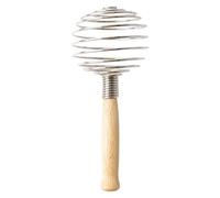 Batidor de huevos, batidor de alambre para cocinar, batidor de , batidor en espiral, batidor de huevos de acero inoxidable, mango de madera, batidor de mano, herramientas de cocina