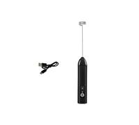 Batidor De Huevos De Mano Espumador De Leche Eléctrico De 3 Velocidades Mezclador De Espuma Recargable Por USB Mezclador De Bebidas De Café Espumador Varita Espumadora Cocina(D02-B)