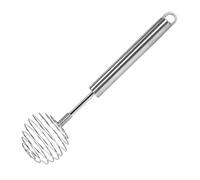 Batidor de huevos de resorte de acero inoxidable, batidor de mano para mezclar huevos de mantequilla y batir