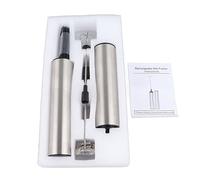Batidor de huevos eléctrico multifuncional de mano Carga USB 3 tipos de cabezales intercambiables Espuma de leche rápida Batidora de café Mini licuadora Liviana y portátil Fácil