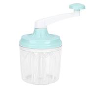 Batidor de huevos Manual, batidor de huevos con manivela, 1200mL, gran capacidad, herramienta de cocina para hornear espuma rápida, Base antideslizante, Material ABS PET