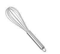 Batidor de huevos manual de 10 pulgadas batidor inoxidable alambre de cocina globo mezclador de leche herramientas