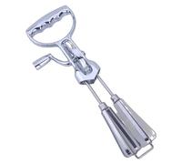 Batidor de huevos manual de doble batido eficiente con agarre para mezclar y batir huevos práctico agitador de cocina