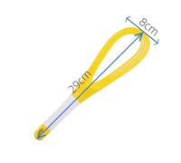 Batidor De Huevos Manual Giratorio Multifuncional, Mini Batidor De Huevos De Cocina De Plástico, Herramienta For Hornear, Fácil De Reemplazar(Yellow-1PC)