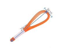 Batidor De Huevos Manual Giratorio Multifuncional, Mini Batidor De Huevos De Cocina De Plástico, Herramienta For Hornear, Fácil De Reemplazar(Orange-1PC)