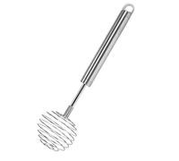 Batidor de huevos manual, mezclador giratorio de empuje, agitador, espumador de leche, batidor de huevos con resorte de acero inoxidable, accesorios para hornear en la cocina, batidoras manuales