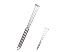 Batidor de huevos manual - Utensilio de cocina de acero inoxidable 29,8 x 6 x 6 cm | para huevos portátil para montar la, batir huevos, mezclar, hornear | Mezclador en A