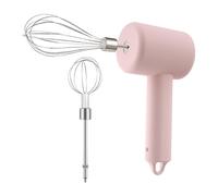 Batidor de huevos, mini batidora recargable silenciosa, velocidades ajustables, batería de larga duración, perfecto para batidos, mantequilla, claras de huevo y hornear, 8.6 x 7.7 x 2.95