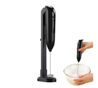 Batidor de huevos recargable - Batidor de huevos inalámbrico recargable por USB 2 modos de velocidad - Batidor de mano de bajo ruido, capacidad de batería de 1200 mA Espumador para café, leche