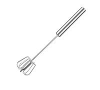 Batidor De Huevos Semiautomático De Acero Inoxidable, Batidora De Crema Estilo Empuje Manual, Cocina Doméstica, Varilla Agitadora For Hornear Manual, No Se Deforma Fácilmente(Semi-automatic14Inch)