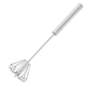 Batidor De Huevos Semiautomático De Acero Inoxidable For El Hogar, Prensa Y Gira, Herramienta Manual For Batir Crema.