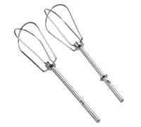 Batidor de mano de acero inoxidable de repuesto para batidor de cocina, accesorios para batir crema, huevos, pasteles, masa para mezclar (2 varillas de alambre)