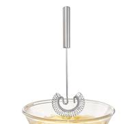 Batidor de mano en espiral de acero inoxidable, alambre de cocción para huevos y salsas, para batir, mezclar, cocinar y mezclar para cocina, hogar, picnic, camping, hornear, cocineros y panaderos