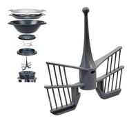 Batidor de Mariposa de Repuesto, Mariposa Accesorio Mezclador para Thermomix TM31, Recambio para Robot de Cocina, Apto para Alimentos y Lavavajillas, Gris