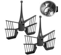Batidor de Mariposa para TM5 TM6 TM31, 2 Piezas Accesorio Termomix Batidor Accesorio Repuesto para Vorwerk Thermomix Robot de Cocina Ideal para Emulsionar y Montar Preparaciones