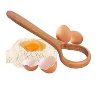 Batidor de masa Batidor de masa madre de madera de 12x3 pulgadas Manual de mano de pan Ahorro de mano de obra Fácil lavado Danés para mezclar, batir huevos, hornear...